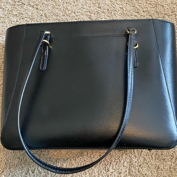 ralph lauren black leather purse authentic - Picture 2 of 10